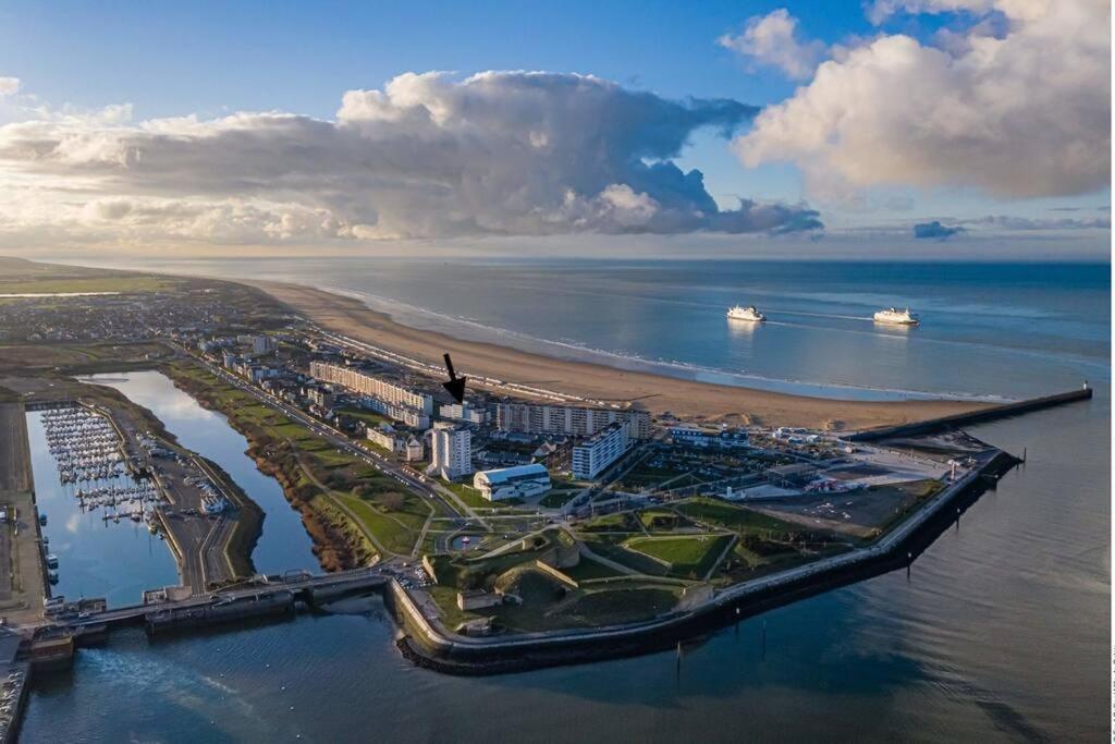 Studio Horizon Bleu, Vue Mer Calais Dış mekan fotoğraf