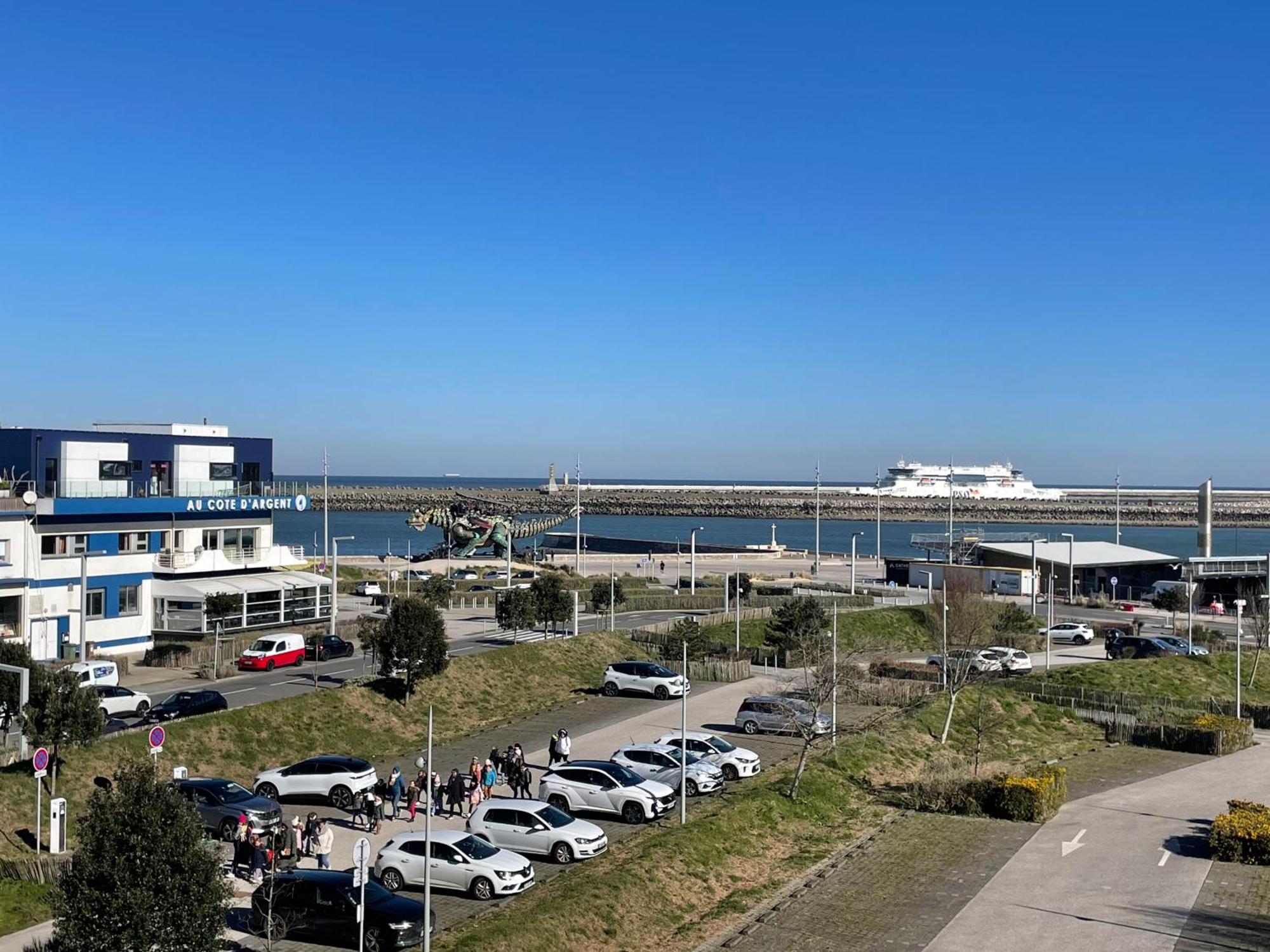 Studio Horizon Bleu, Vue Mer Calais Dış mekan fotoğraf